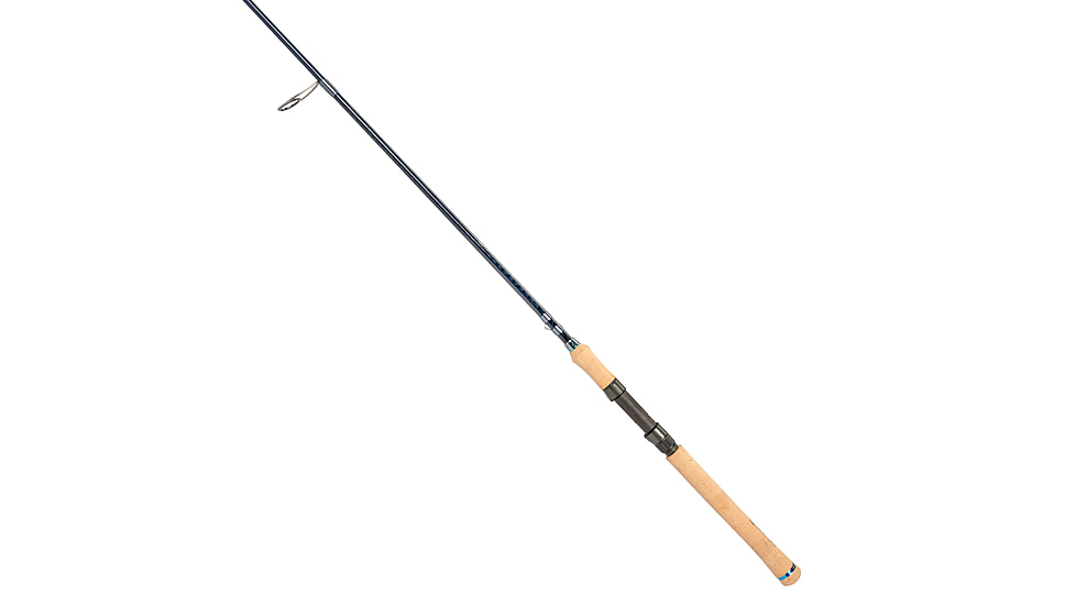 Quantum Myth Spinning Rod, 7ft, 1-PC, Medium, Fast Rod, HXS30 Graphite Blank, Seaguide Line Guides, Fuji DPS Reel Seat, Cork Handle, Gray/Blue, MTS701M1017F.R2