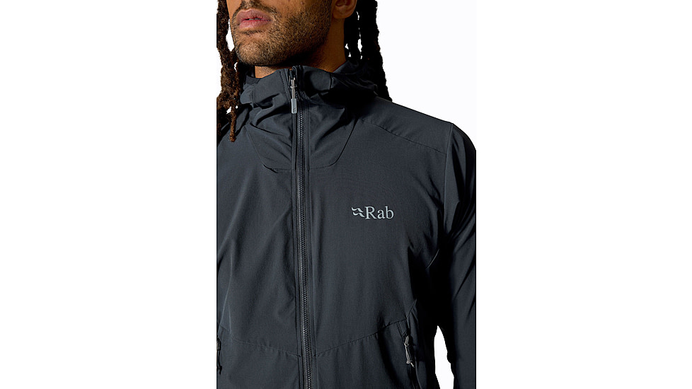 Rab Borealis Hoody - Mens, Beluga, Large, QWS-76-BEL-LRG