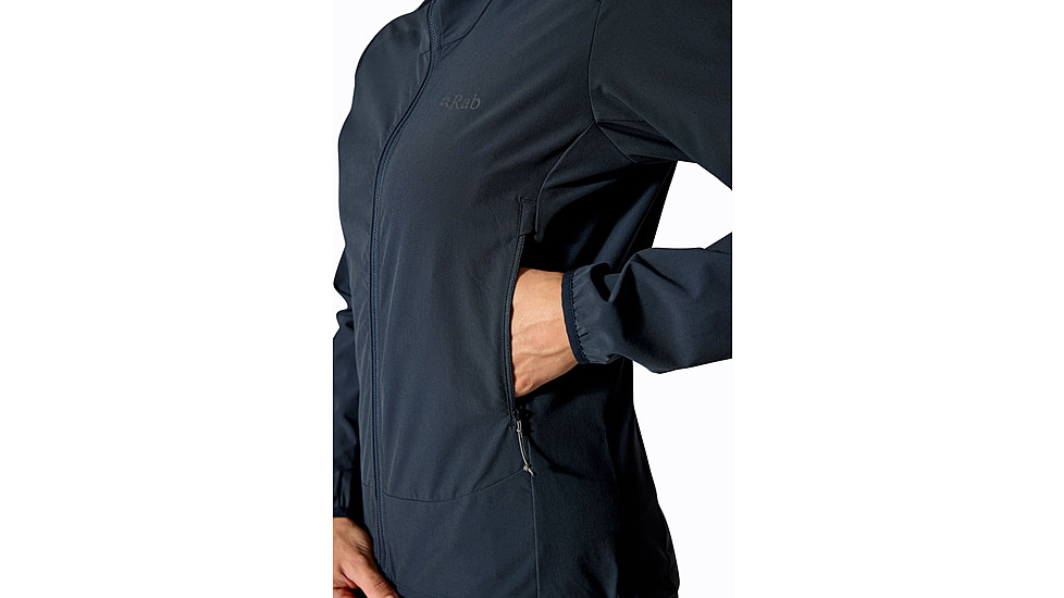 Rab Borealis Hoody - Womens, Beluga, 14/Large, QWS-77-BEL-14