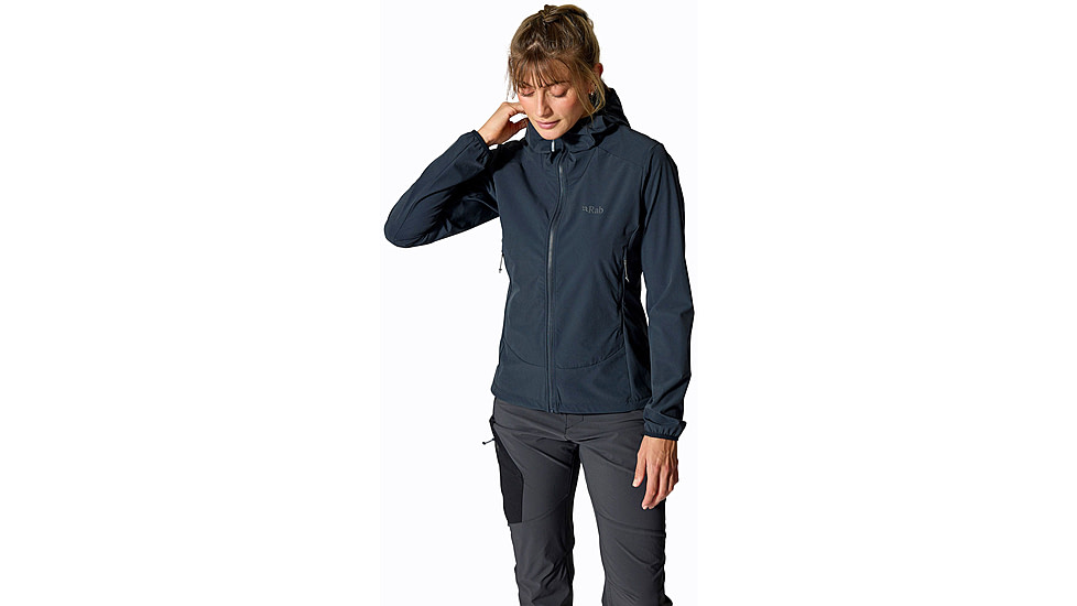 Rab Borealis Hoody - Womens, Beluga, 14/Large, QWS-77-BEL-14