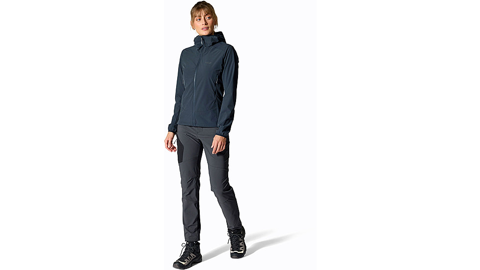Rab Borealis Hoody - Womens, Beluga, 14/Large, QWS-77-BEL-14
