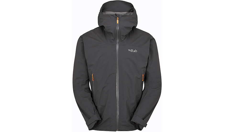 Rab Downpour Light Jacket - Mens, Anthracite, Extra Large, QWG-90-ANT-XLG