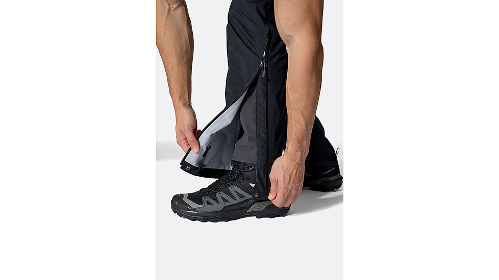 Rab Firewall Mountain Pants - Mens, Black, Medium, Long, QWG-98-BLK-MED-LG