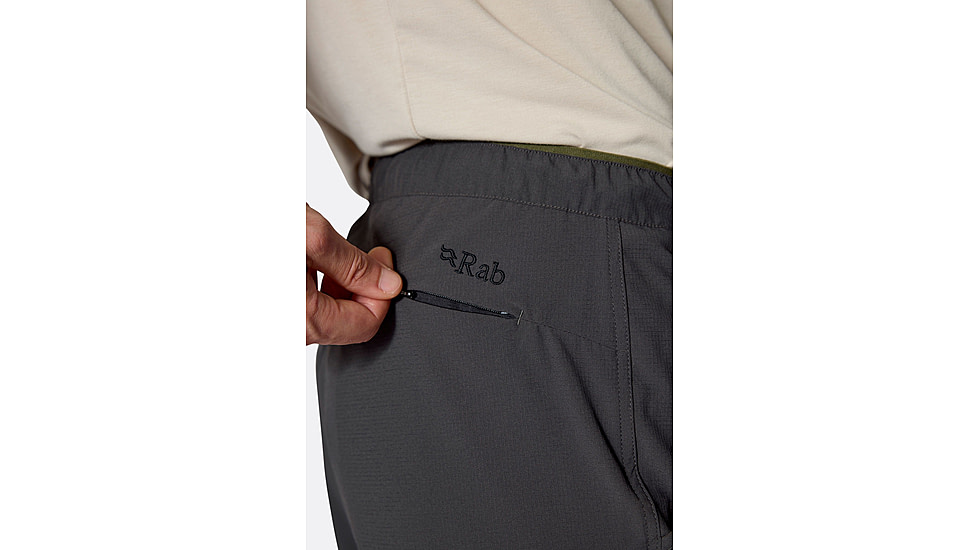 Rab Harpur Pants - Mens, Anthracite, 38 Waist/Long, QFW-30-ANT-38-LG