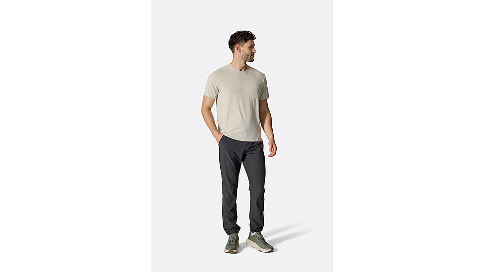 Rab Harpur Pants - Mens, Anthracite, 38 Waist/Long, QFW-30-ANT-38-LG