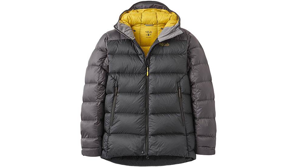 Rab Neutrino Pro Hoody - Men's, Black/Graphene, Medium, QDB-85-BGP-MED