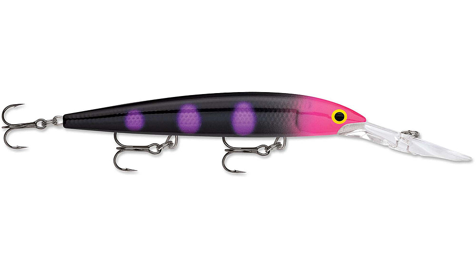Rapala Deep Husky Jerk 12 Lure, Black Light, DHJ12BLKL