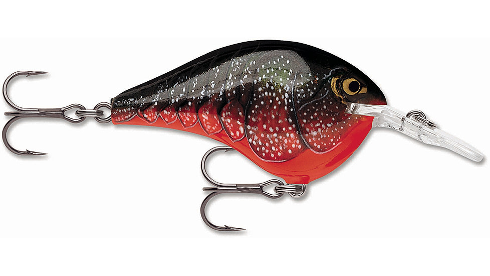 Rapala Dives-To 06 Lure, Red Crawdad, DT06RCW