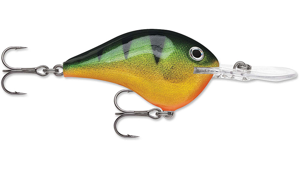 Rapala Dives To 10 Crankbait 2.25ft, 3/5oz, Floating, Perch, DT10P