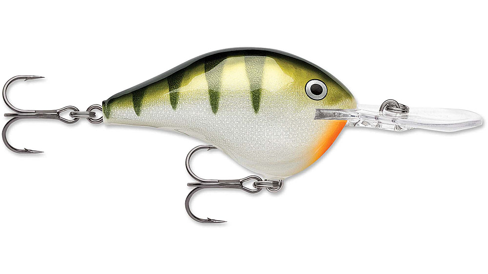 Rapala Dives To 10 Crankbait 2.25ft, 3/5oz, Floating, Yellow Perch, DT10YP
