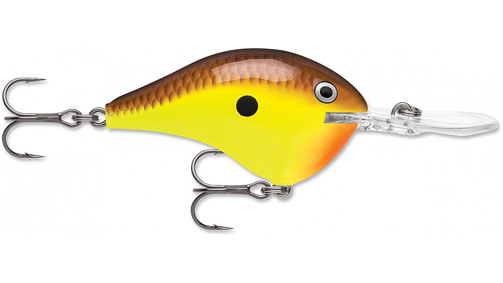 Rapala Dives-To 12 Jig, Chartreuse Brown, DT12CTB