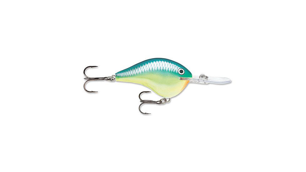 Rapala Dives To 16 Crankbait 2.75ft, 3/4oz, Floating, Caribbean Shad, DT16CRSD