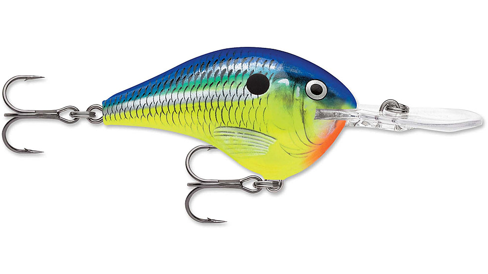 Rapala Dives To 16 Crankbait 2.75ft, 3/4oz, Floating, Parrot, DT16PRT