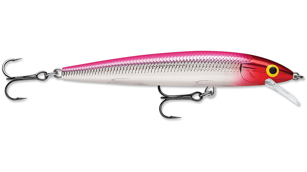Rapala Husky Jerk 08 Lure, Pink Clown, HJ08PCL