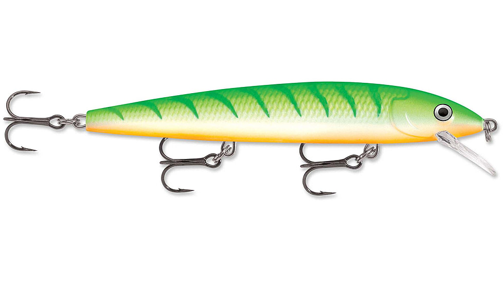 Rapala Husky Jerk 14 Lure, Green Tiger UV, HJ14GTU