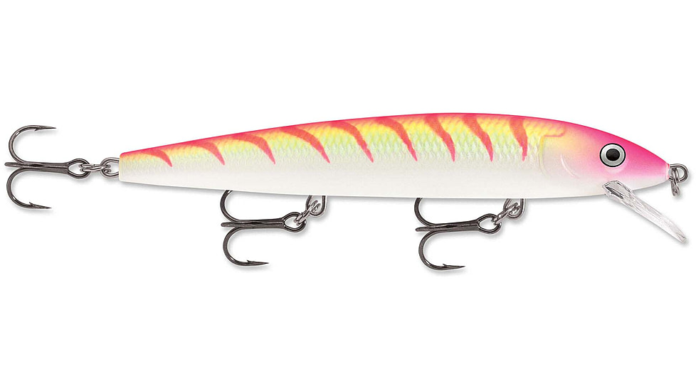Rapala Husky Jerk 14 Lure, Pink Tiger UV, HJ14PTU