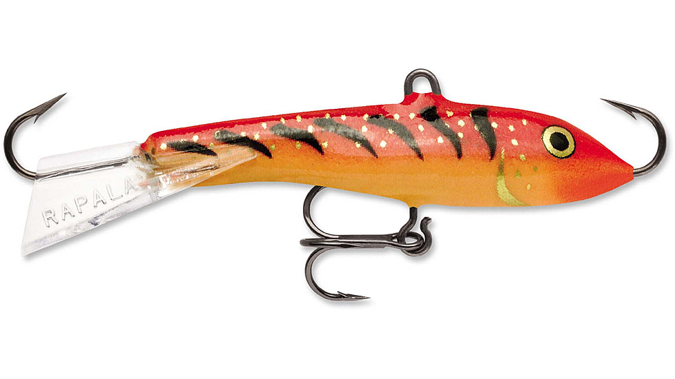 Rapala Jigging Rap 02 Lure, Glow Red Tiger, W2GRT