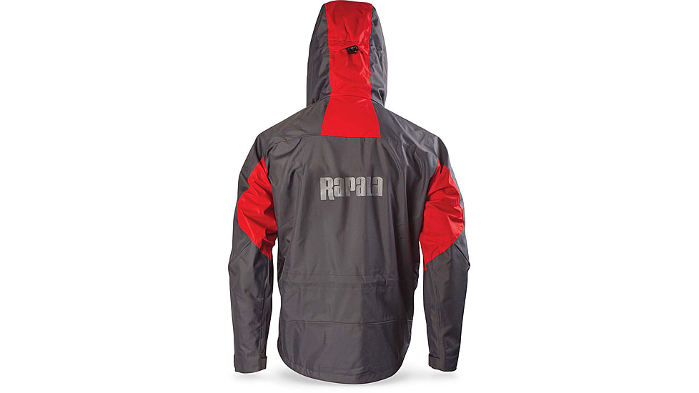 Rapala Rain Jacket, Grey Red, 3XL, RR1J-3XL