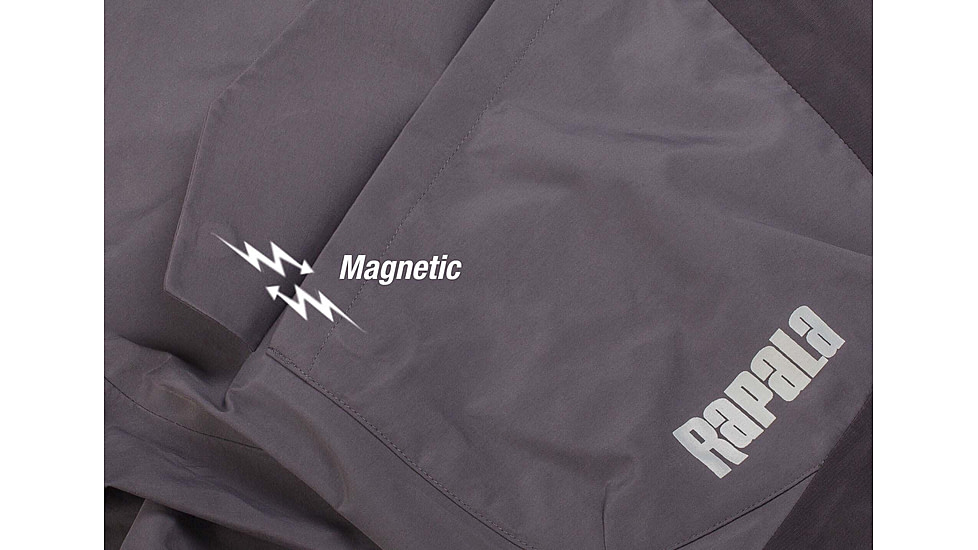 Rapala Rain Pro Bib, Grey Black, XXL, RR1PB-XXL