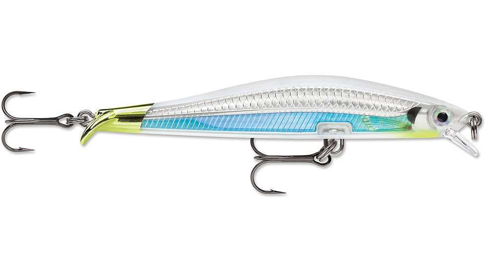 Rapala Ripstop 9 Jerkbait, 3-4Ft. Swimming Depth, Albino Shiner, 3-1/2in, 1/4oz, RPS09AS