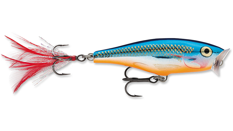 Rapala Skitter Pop 05 Lure, Silver Blue, SP05SB