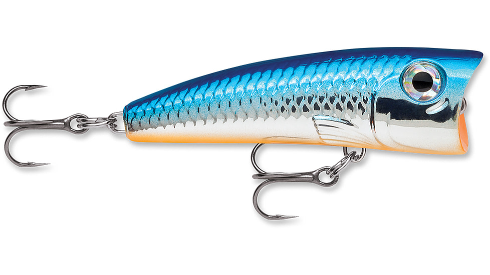 Rapala Ultra Light Pop 04 Lure, Silver Blue, ULP04SB