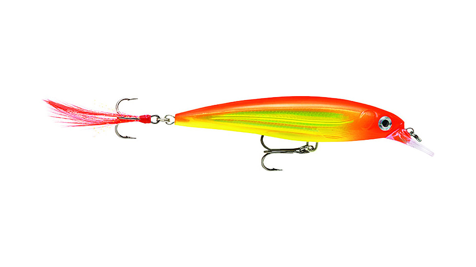 Rapala X-Rap Jerkbait, Suspending, Hot Head, 3 1/8in, 1/4oz, XR08HH
