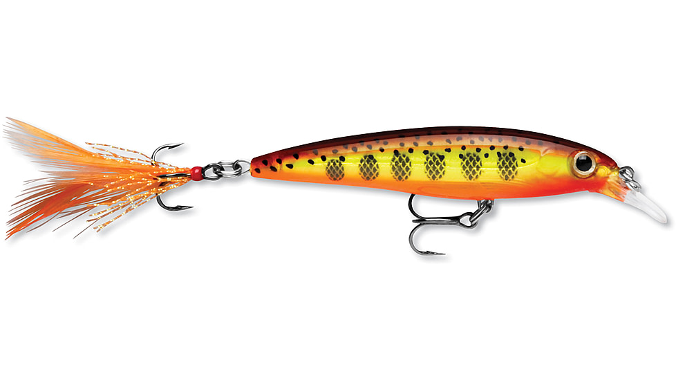 Rapala X-Rap Jerkbait, Suspending, Hot Mustard Muddler, 3-1/8in, 1/4oz, XR08HMMD