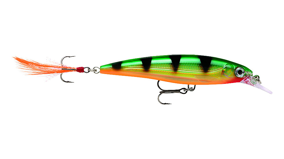 Rapala X-Rap Jerkbait, Suspending, Perch, 3 1/8in, 1/4oz, XR08P