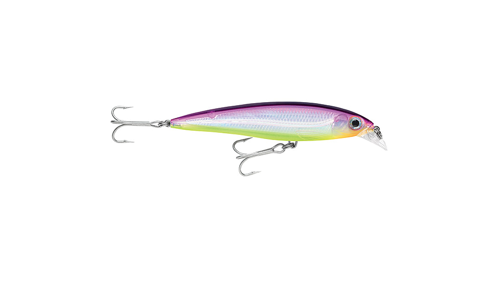 Rapala X-Rap Saltwater 3-1/8in Purple Chartreuse, SXR08PRCH