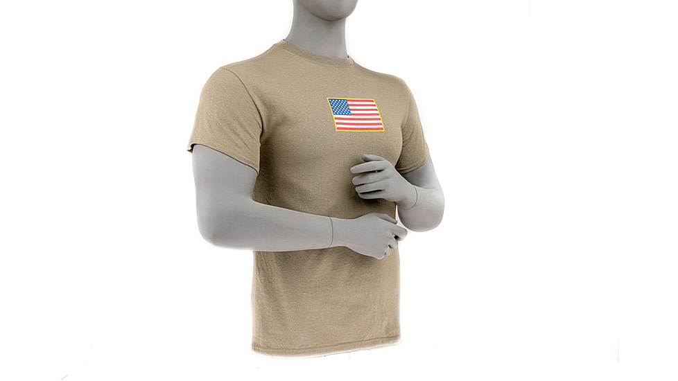 Raptor Tactical Patriot T-Shirt, Black, Large, RPT-BL-LG