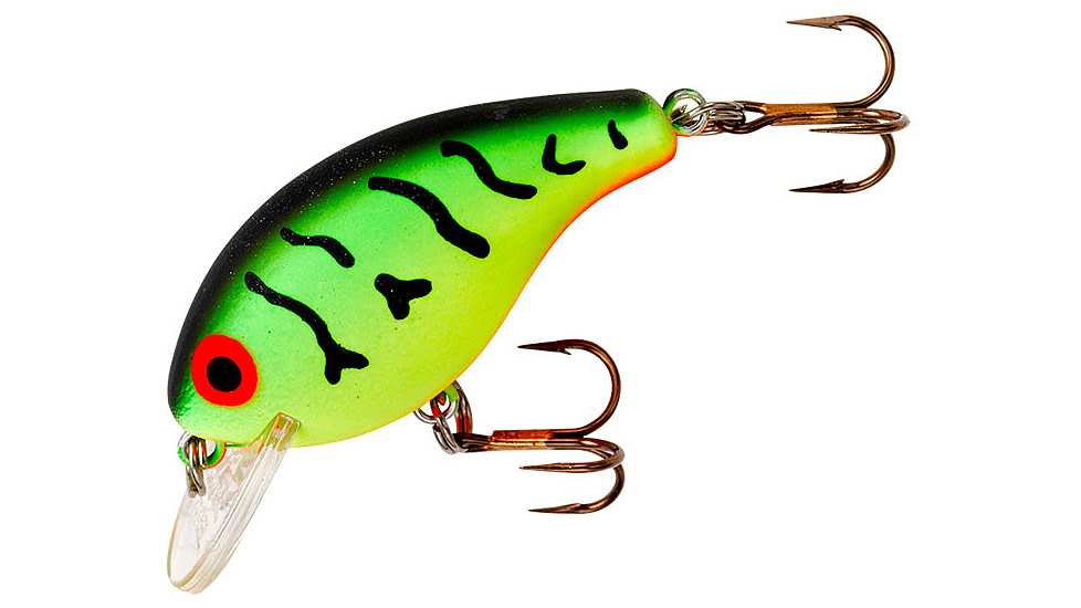 Rebel Lures Rebel Super Teeny Wee-R Crankbait, 1 1/2in, 1/8 oz, Floating, Firetiger, F9156V