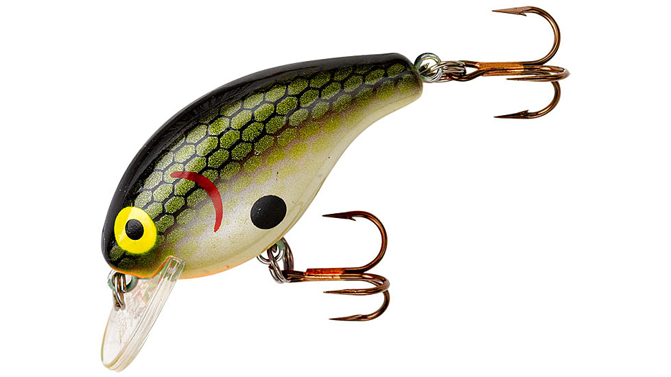 Rebel Lures Rebel Super Teeny Wee-R Crankbait, 1 1/2in, 1/8 oz, Floating, Tennessee Shad, F9148V