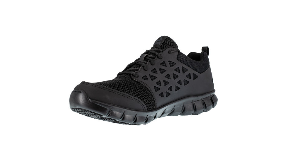 Reebok Black SS Work Shoes - Womens, Medium, Black, 11.5, 690774479395