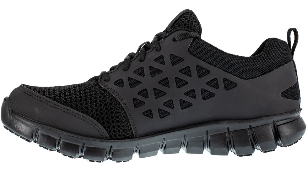 Reebok Black SS Work Shoes - Womens, Medium, Black, 11.5, 690774479395