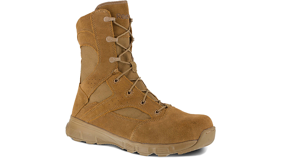 Reebok Dauntless 8 Inch Tactical Boot, Leather, Coyote Brown, 11.5, W RB8822-COYOTEBRN-11.5-M-W