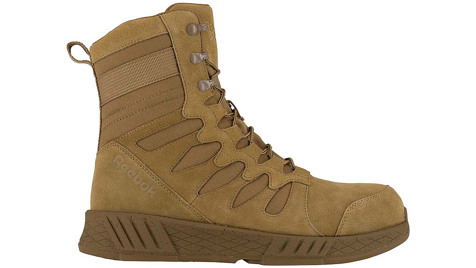 Reebok Floatride Energy Tactical 8in Boots w/Composite Toe - Mens, Coyote, 9.5 US, Regular, RB4360-M-095