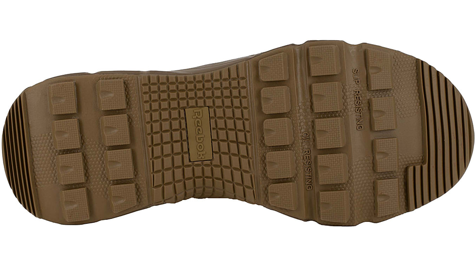 Reebok Hyper Velocity 8 Inch Boot, Leather, Coyote Brown, 6, W RB821-COYOTEBRN-6-W-W