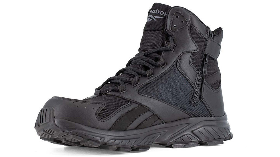 Reebok Hyperium 6in Tactical Boot w/ Soft Toe - Mens, Black, 9.5US, Medium, RB6655-Black-9.5-Mens-M