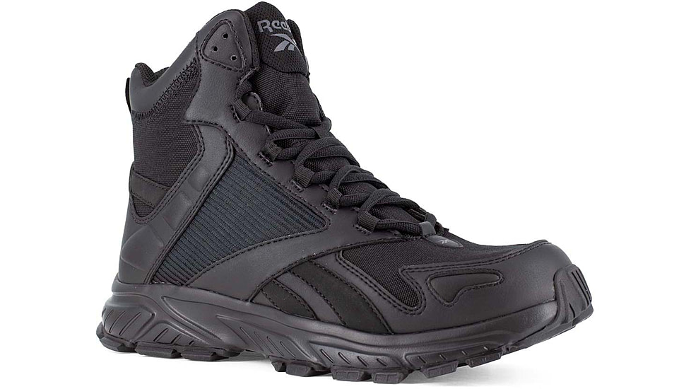 Reebok Hyperium 6in Tactical Boot w/ Soft Toe - Mens, Black, 9.5US, Medium, RB6655-Black-9.5-Mens-M