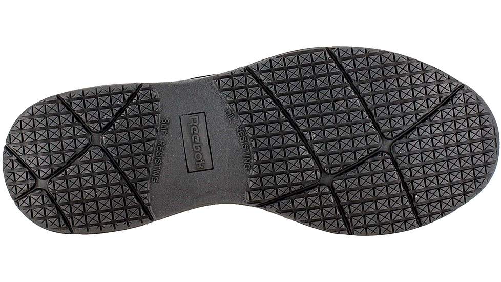 Reebok Jorie LT Slip Resistant Oxford, Soft Toe Work Shoe - Mens, Black, 7EW, RB1130-Black-7-Mens-EW