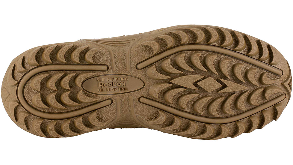 Reebok Mens Rapid Response RB Stealth 8in Boot w/Side Zipper, Coyote, 11.5, RB8850-COYOTE-11.5-MENS-W