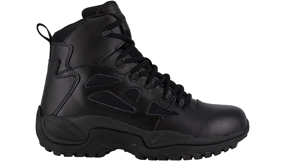 Reebok Rapid Response RB 6in. Black Military Boot, Black, 15 RB8678-BLK-15-MEN-M