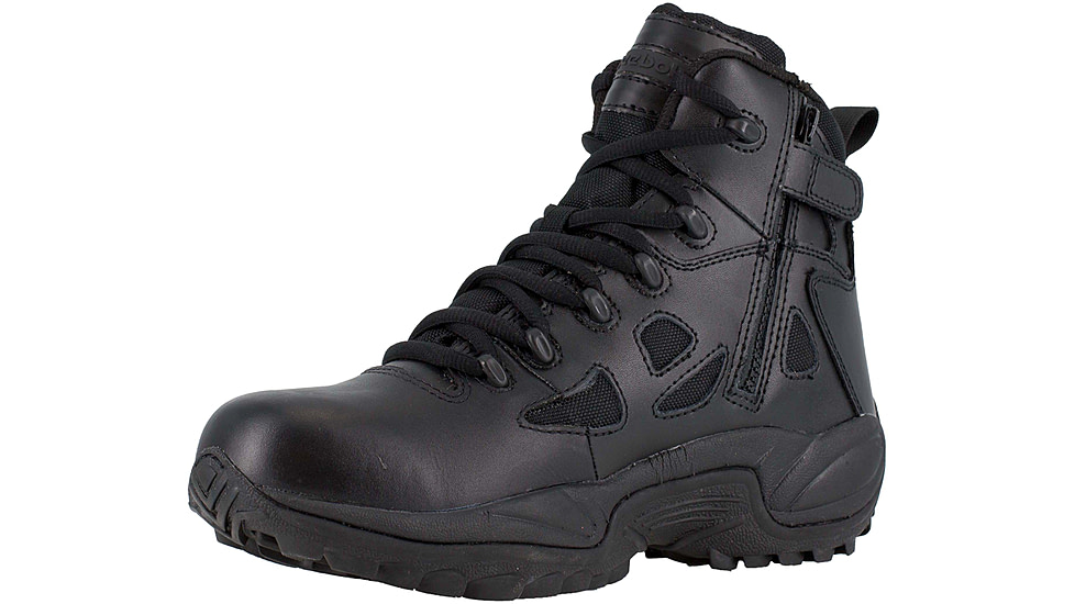 Reebok Rapid Response RB 6in. Black Military Boot, Black, 15 RB8678-BLK-15-MEN-M