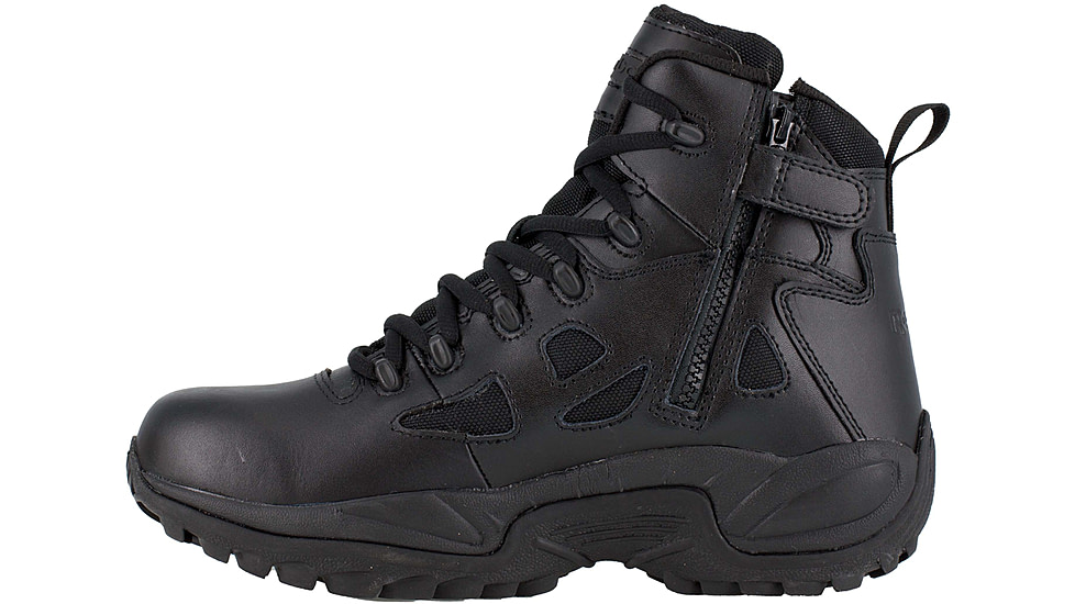 Reebok Rapid Response RB 6in. Black Military Boot, Black, 15 RB8678-BLK-15-MEN-M