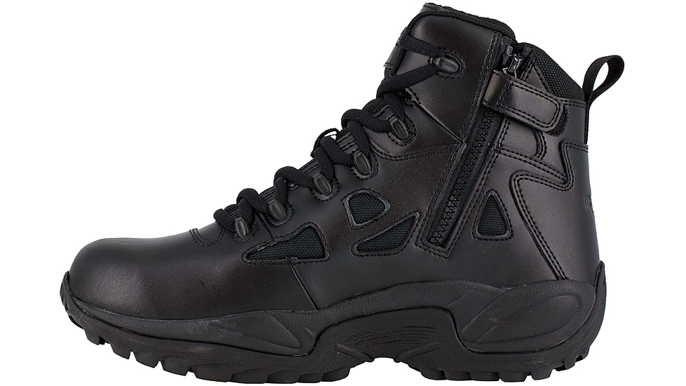Reebok Rapid Response RB 6in. Black Military Boot, Black, 9.5 RB8688-BLK-9.5-MEN-W