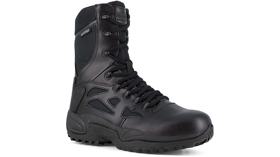 Reebok Rapid Response RB 8in. Black Tactical Boot, 5 RB877-BLK-5-WOMEN-W