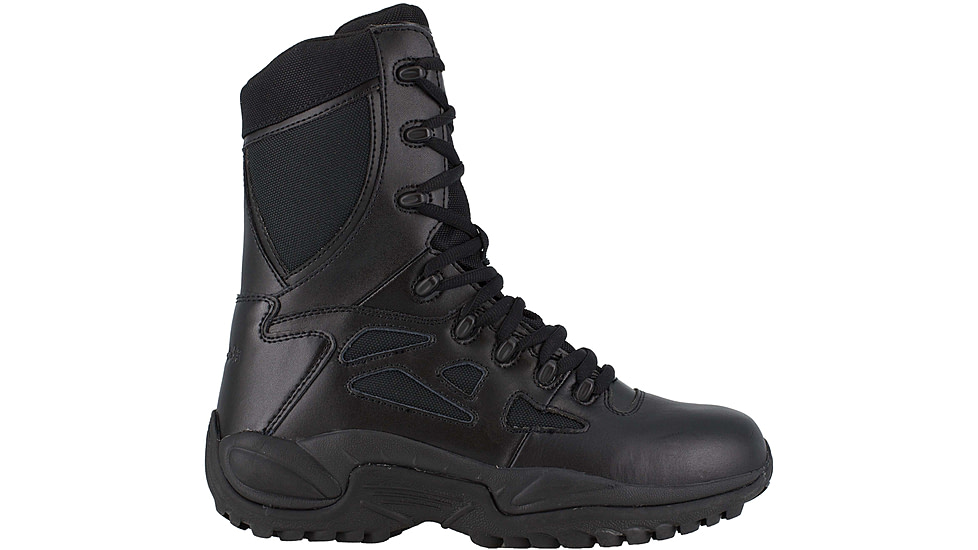 Reebok Rapid Response RB 8in. Rapid Response Boot, 5 RB888-BLK-5-WOMEN-W