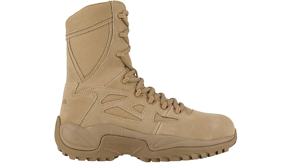 Reebok Rapid Response RB Wos 8in. Military Boot, Tan, 5 RB894-TN-5-WOMEN-W