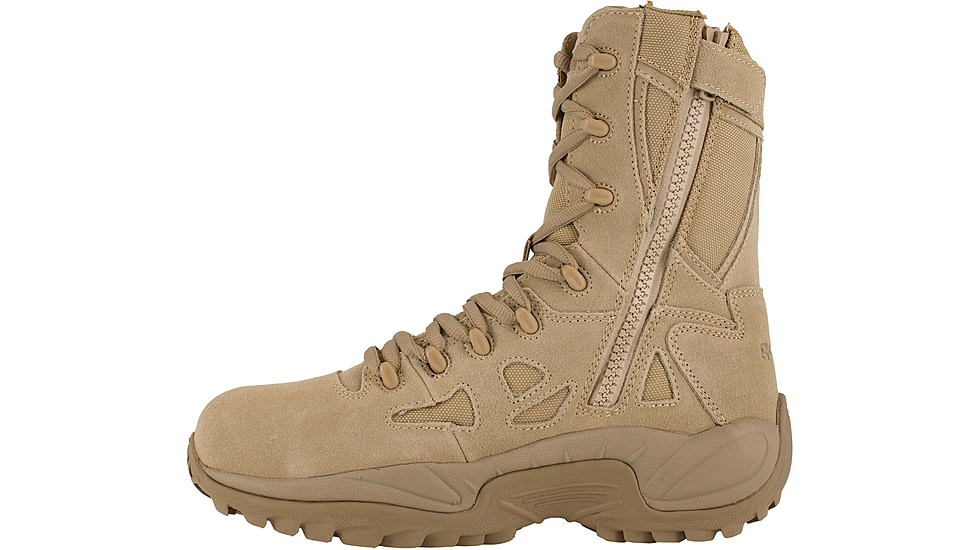 Reebok Rapid Response RB Wos 8in. Military Boot, Tan, 5 RB894-TN-5-WOMEN-W